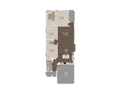 Cottages at the Realm The Alexander Floor Plan